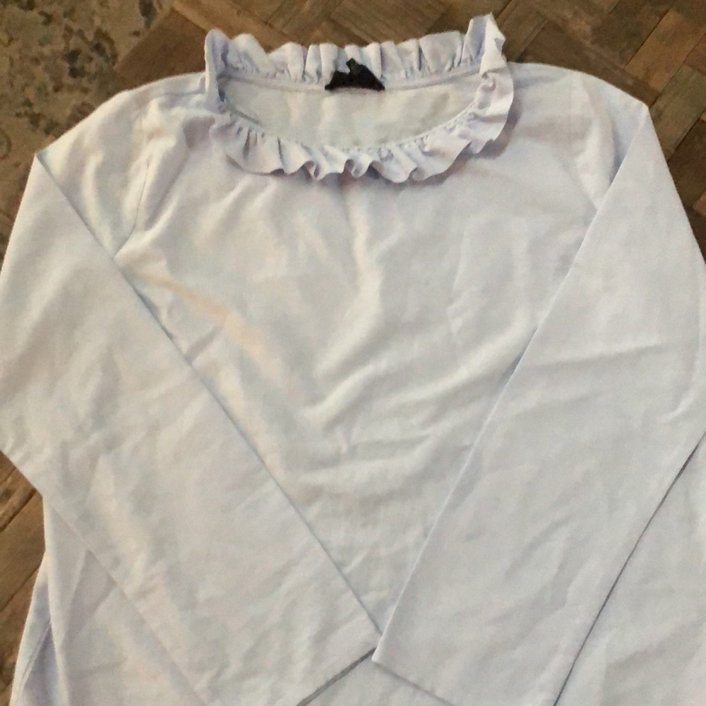 Bolte Ruffled Collar Top. Size Medium - Picture 7 of 7